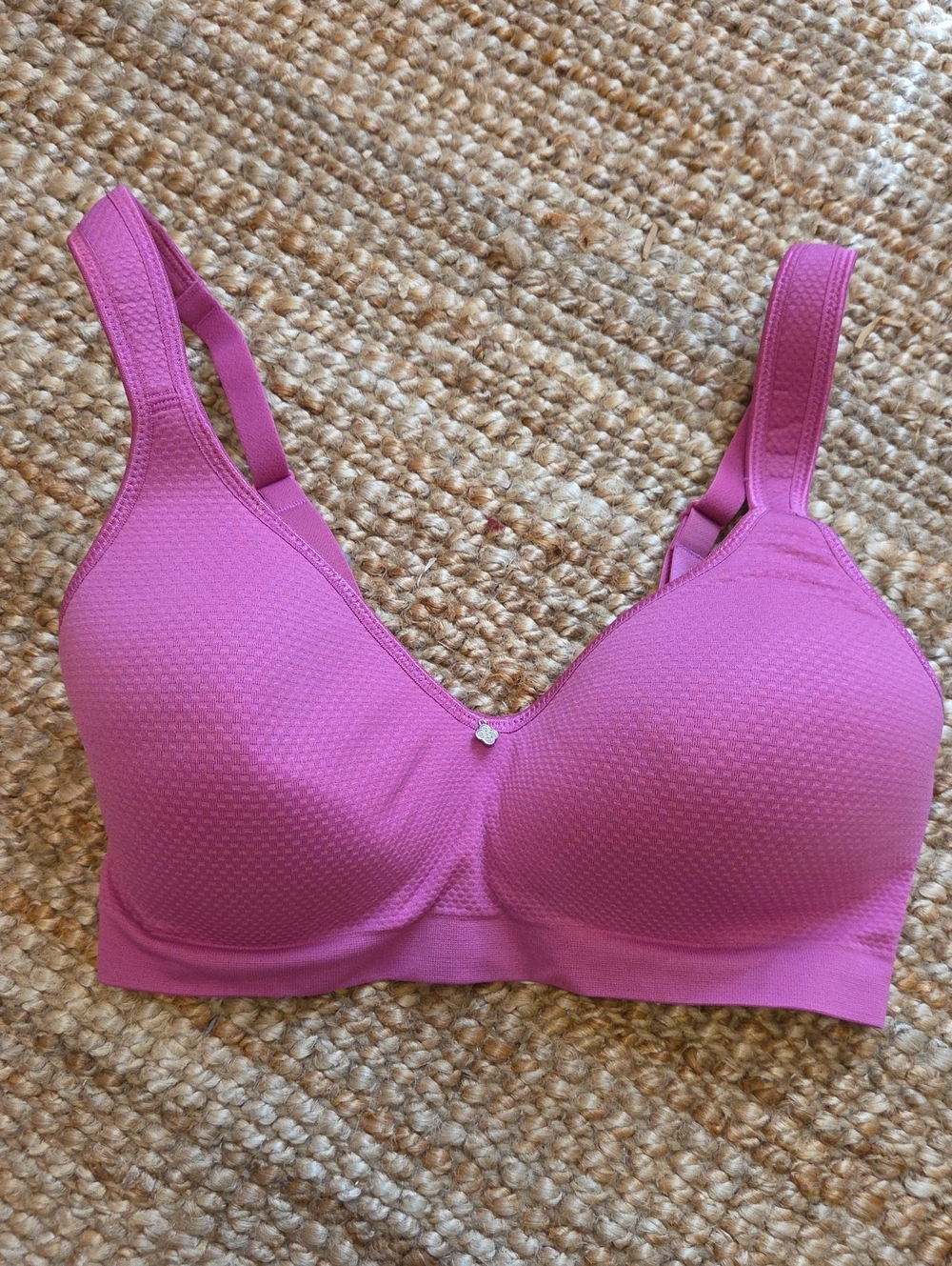 Breezies Pink Wireless T-Shirt Bra